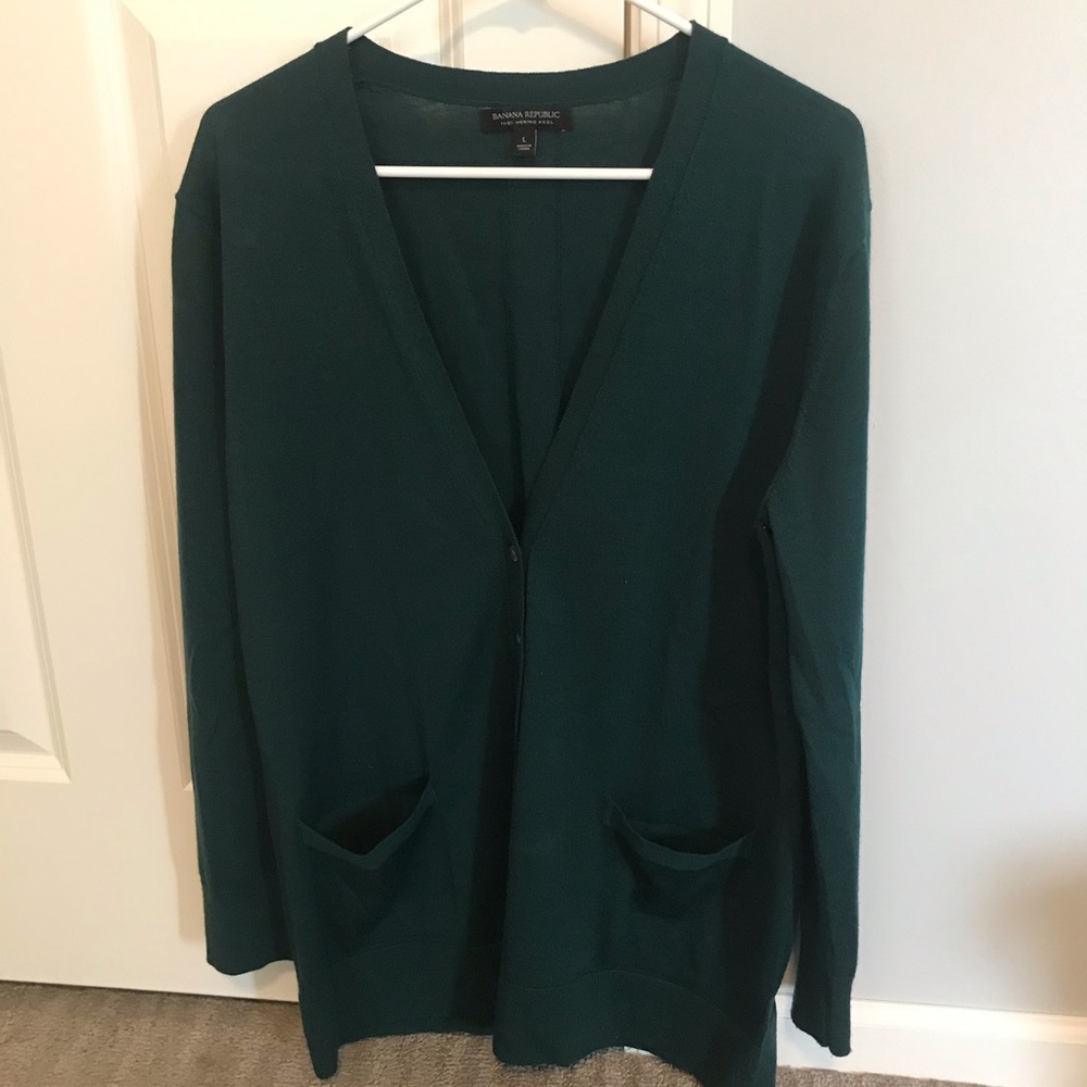 Green Cardigan